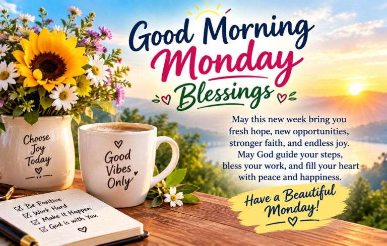Good Morning Monday Blessings