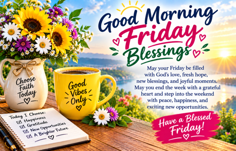 Good Morning Friday Blessings