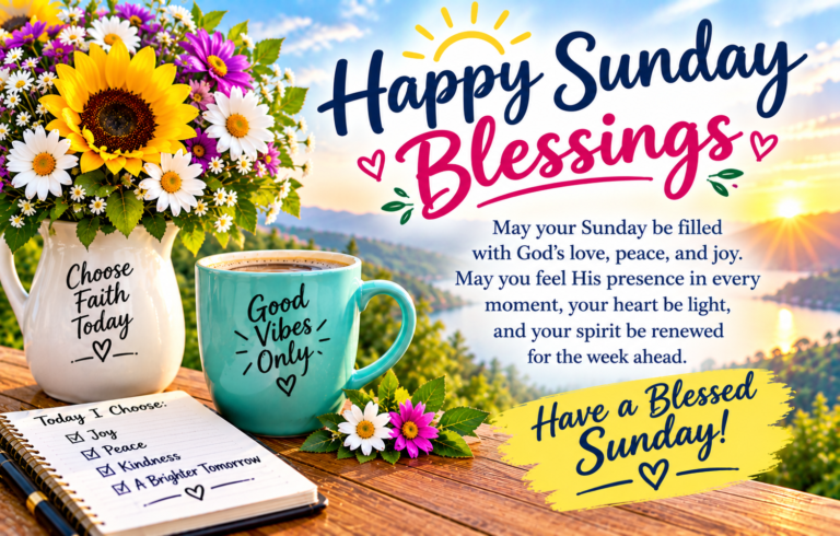Happy Sunday Blessings