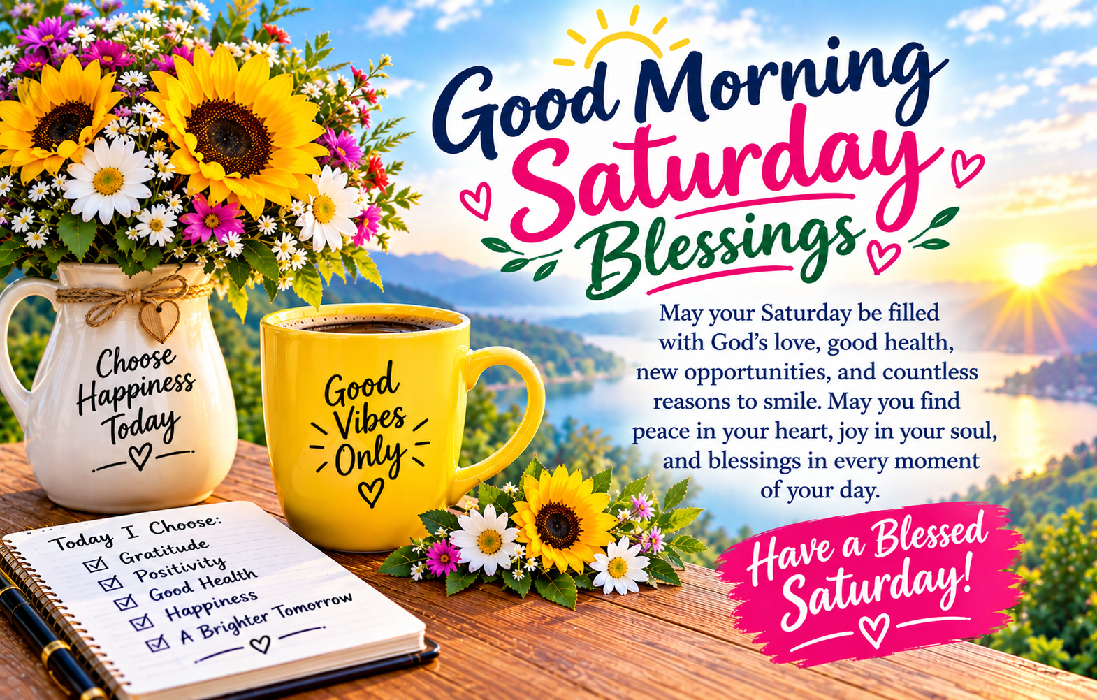 Good Morning Saturday Blessings